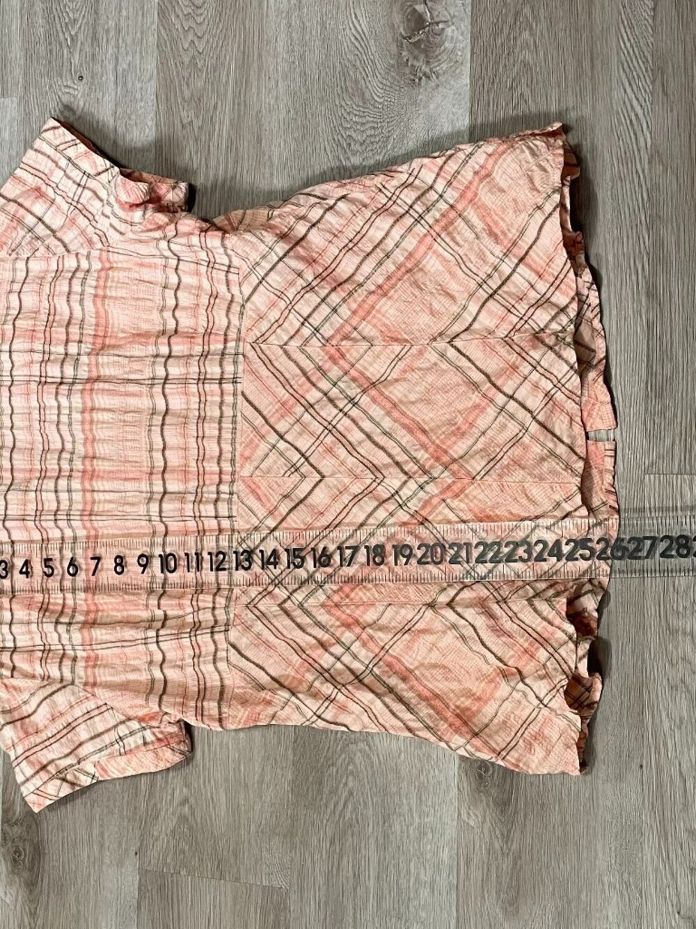 Button Down Plaid Blouse - Picture 2 of 11